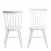 Riano Dining Chairs in White Set of 2