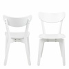 Roxby Dining Chair in White (Pair)