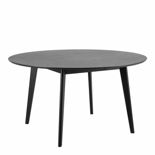 Roxby Round Dining Table in Black
