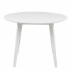 Roxby Round Dining Table in White