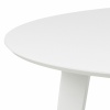 Roxby Round Dining Table in White