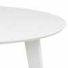 Roxby Round Dining Table in White