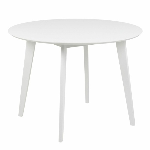Roxby Round Dining Table in White