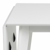 Roxby Square Dining Table in 80-120cm in White