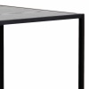 Seaford Black Metal Bar Table Black Top