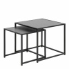 Seaford Nest of Tables Ash Black