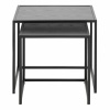 Seaford Nest of Tables Ash Black