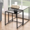 Seaford Nest of Tables Ash Black