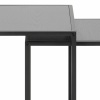 Seaford Nest of Tables Ash Black