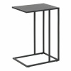 Seaford Side Table Black Top