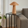 Seaford Side Table Black Top