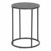 Seaford Small Side Table Black Top