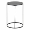 Seaford Small Side Table Black Top