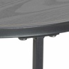 Seaford Small Side Table Black Top