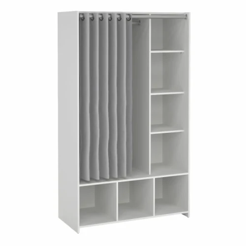 Uppsala Open Wardrobe White