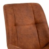 Waylor Dining Chair in Brown Fabric Pair