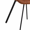 Waylor Dining Chair in Brown Fabric Pair