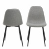 Wilma Dining Chair Light Grey Set of 4