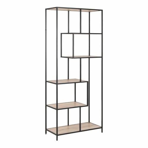 Seaford Tall Bookcase 5 Sonoma Shelves2