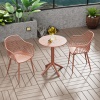 3 Piece Lattice Bistro Table Terracotta