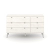 Augusta Curve 6 Drawer Wide Chest