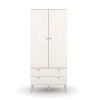 Augusta Curve 2 Door and 2 Drawer Wardrobe