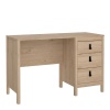 Barcelona Desk 3 Drawers Oak