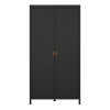 Barcelona 2 Door Wardrobe Black