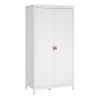 Barcelona 2 Door Wardrobe White