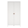 Barcelona 2 Door Wardrobe White