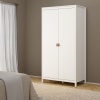 Barcelona 2 Door Wardrobe White