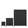 Barcelona 3 Bedroom Set Black