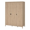 Barcelona 3 Door Wardrobe Oak