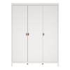 Barcelona 3 Door Wardrobe White