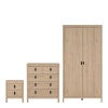 Barcelona Bedroom Set Oak