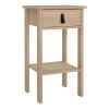 Barcelona Bedside Table with 1 Drawer Oak