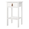 Barcelona Bedside Table with 1 Drawer White