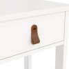 Barcelona Bedside Table with 1 Drawer White