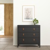 Barcelona Chest 3 Drawers in Black