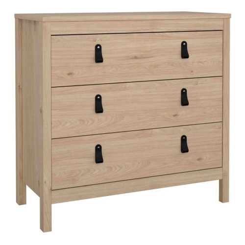 Barcelona Chest 3 Drawers in Oak