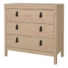 Barcelona Chest 3 Drawers in Oak