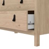 Barcelona Chest 3 Drawers in Oak