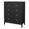 Barcelona Chest 3x2 Drawers Black