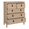 Barcelona Chest 3x2 Drawers Oak