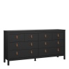 Barcelona Chest 4x4 Drawers Black