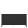 Barcelona Chest 4x4 Drawers Black