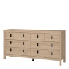 Barcelona Chest 4x4 Drawers Oak