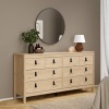 Barcelona Chest 4x4 Drawers Oak