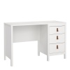 Barcelona Desk 3 Drawers White