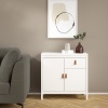 Barcelona Sideboard 2 Doors 1 Drawer White